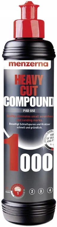 Polidor Médio Medium Cut Polish 2500 com 250ml - MENZERNA-304035032