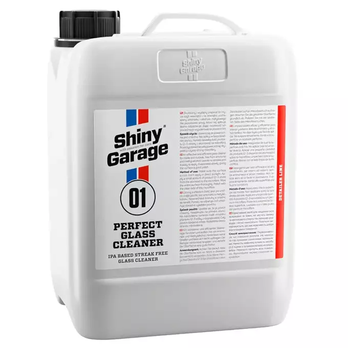Shiny Garage Perfect Glass Cleaner – płyn do mycia szyb, nie pozostawi smug 5L