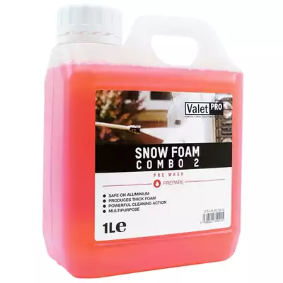 ValetPRO Snow Foam Combo2 - Zasadowa piana aktywna usuwa woski 1L