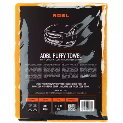 ADBL Puffy Towel - puszysta mikrofibra 41x41cm 840gsm
