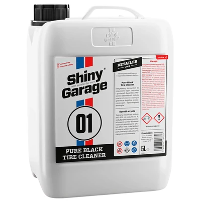 Shiny Garage Pure Black Tire Cleaner - środek do dogłębnego czyszczenia opon, gumy 5L 
