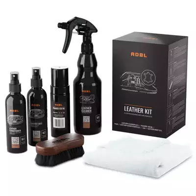 ADBL Zestaw prezentowy Leather KIT – zestaw do czyszczenia i zabezpieczenia skóry - christmas