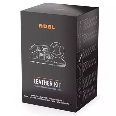 ADBL Zestaw prezentowy Leather KIT – zestaw do czyszczenia i zabezpieczenia skóry - christmas