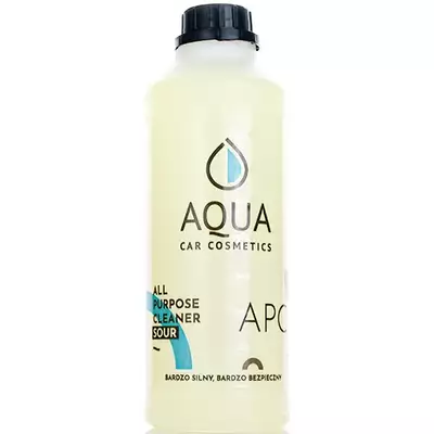 AQUA APC Sour – uniwersalny środek czyszczący o odczynie kwasowym, bardzo skuteczny 1L