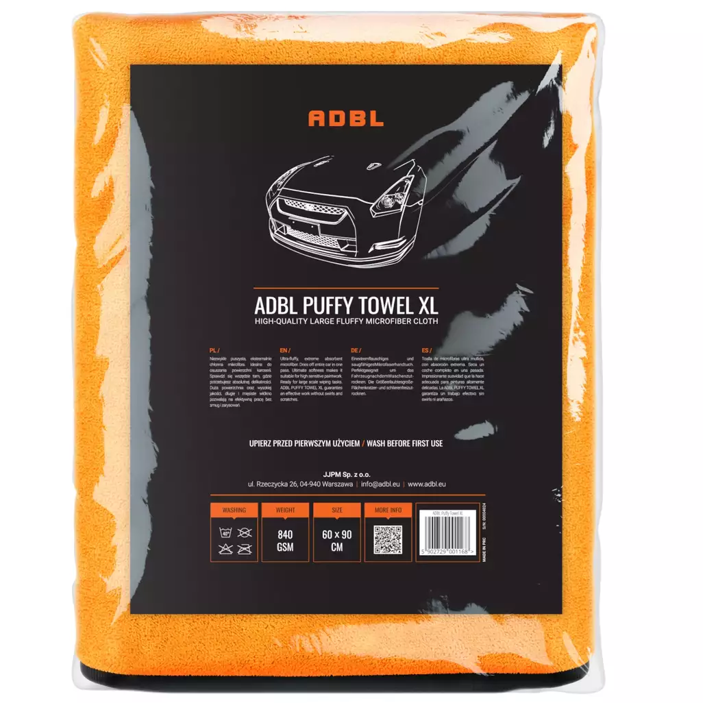 ADBL Puffy Towel XL 90x60cm 840gsm >> Zobacz w sklepie MrCleaner