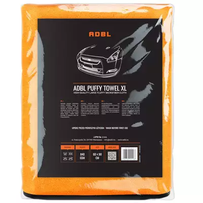 ADBL Puffy Towel XL - ręcznik do osuszania lakieru 90x60cm 840gsm 