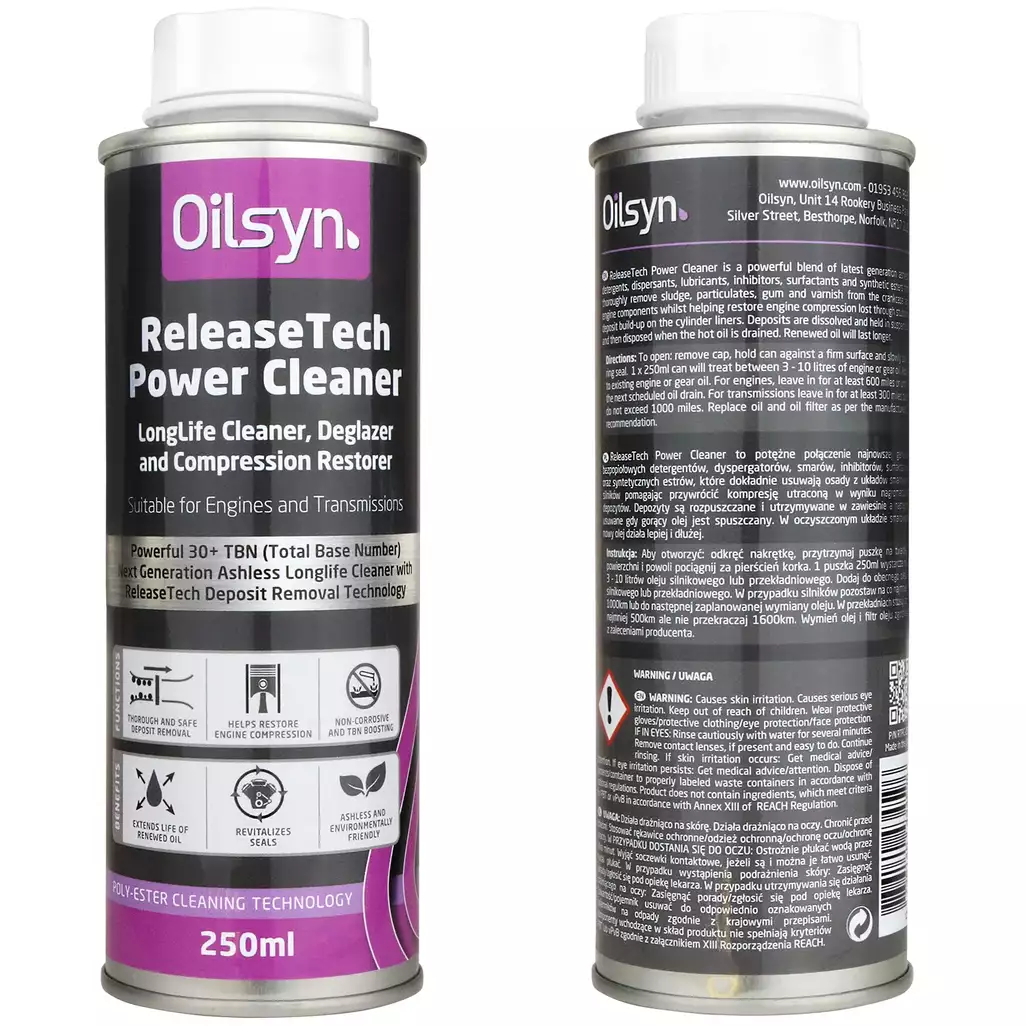 Oilsyn ReleaseTech Power Cleaner 250ml >> Zobacz w sklepie