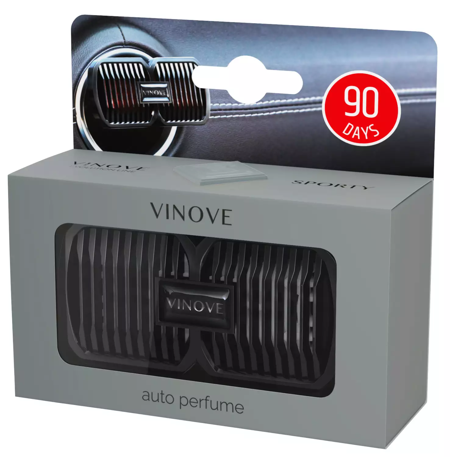 VINOVE Warsaw Deodorante Per Auto – Profumo Ananas, Fiori E Legno – Durata 90 Giorni, Fissaggio In Griglia - 2