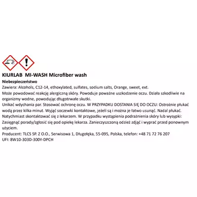 KiurLab Mi-Wash - płyn do prania mikrofibr 5L