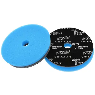 ZviZZer Thermo Allrounder Pad Blue - Niebieska gąbka polerska one step 140/20/125mm