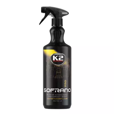 K2 Sofrano PRO Leather Cleaner - Środek do pielęgnacji i czyszczenia skóry naturalnej 1L 
