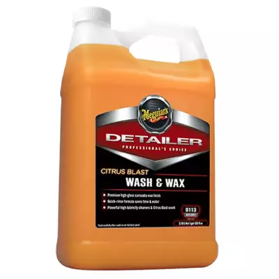 MEGUIARS Citrus Blast Wash &amp; Wax - Szampon z dodatkiem wosku 3780ml