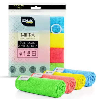 Erla Mifra - Zestaw 4 mikrofibr 30x30cm