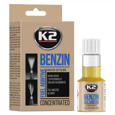 K2 Benzin - Środek do czyszczenia układu zasilania w silnikach benzynowych 50ml