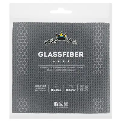 Royal Glassfiber - mikrofibra do szyb 400gsm 40x40 szary