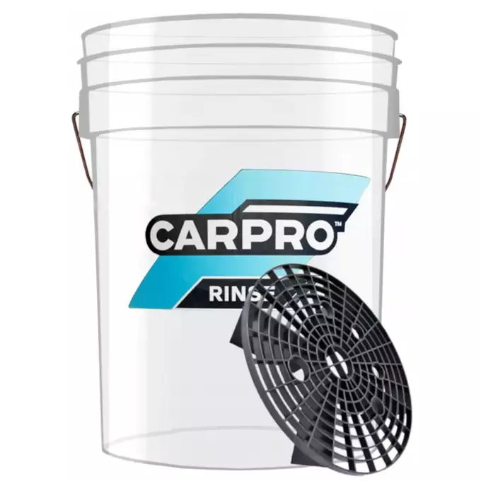 CARPRO Wiadro transparentne RINSE 20L + separator czarny