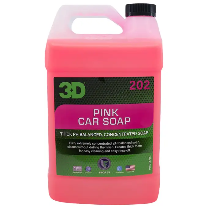 3D Pink Car Soap 3.8L