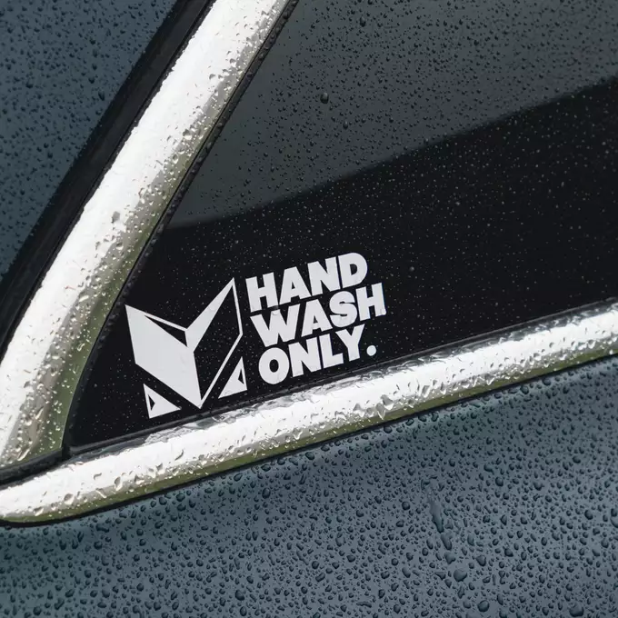 MrCleaner Naklejka Hand Wash Only