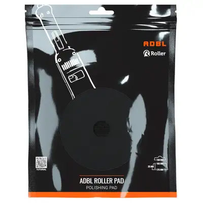 ADBL Roller Pad DA-Finish – miękki pad polerski, czarny - 165/175mm