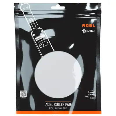 ADBL Roller Pad R-Cut – twardy pad polerski, biały 165/175mm