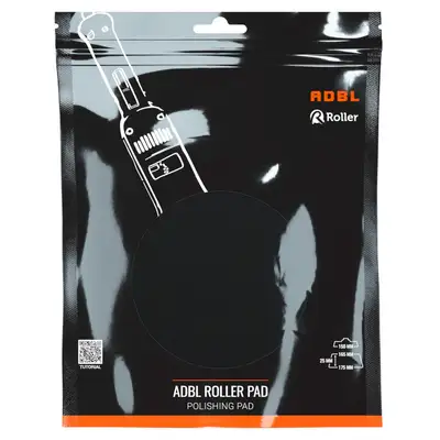 ADBL Roller Pad R-Finish – miękki pad polerski, czarny - 165/175mm