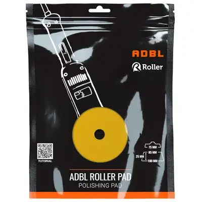 ADBL Roller Pad DA-Polish – średni pad polerski, żółty - 85/100mm