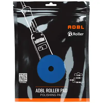 ADBL Roller Pad DA-Hard Cut – bardzo twardy pad polerski, niebieski - 85/100mm