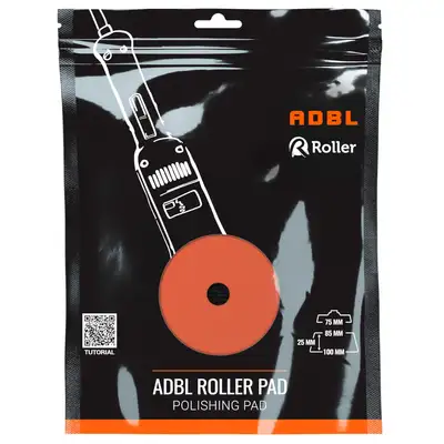 ADBL Roller Pad DA-One Step – pad polerski do jednoetapowej korekty lakieru, pomarańczowy - 85/100mm