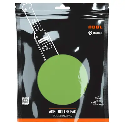 ADBL Roller Pad R-Final Finish – bardzo miękki pad polerski, zielony - 165/175mm