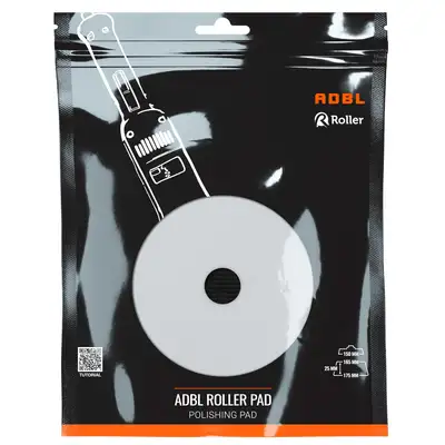 ADBL Roller Pad DA-Cut – twardy pad polerski, biały - 165/175mm