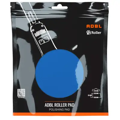 ADBL Roller Pad R-Hard Cut – bardzo twardy pad polerski, niebieski - 135/150mm