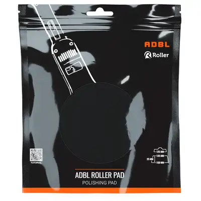 ADBL Roller Pad R-Finish – miękki pad polerski, czarny - 135/150mm
