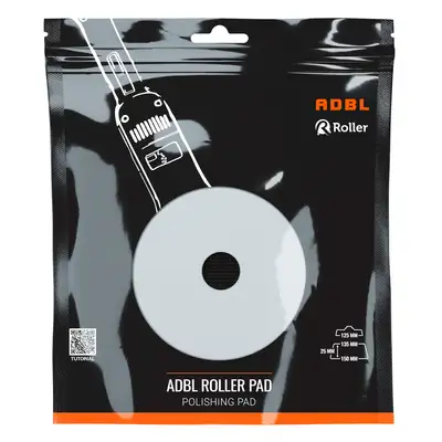 ADBL Roller Pad DA-Cut – twardy pad polerski, biały - 135/150mm