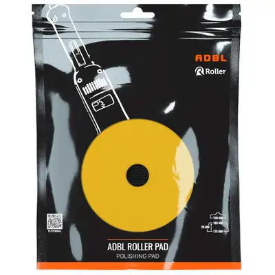 ADBL Roller Pad DA-Polish – średni pad polerski, żółty - 165/175mm