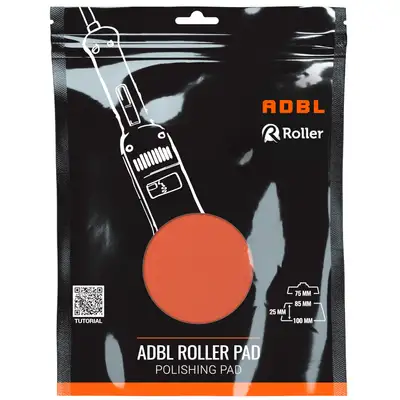 ADBL Roller Pad R-One Step – pad polerski do jednoetapowej korekty lakieru, pomarańczowy - 85/100mm