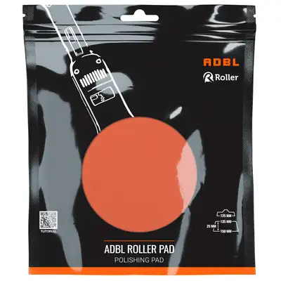 ADBL Roller Pad R-One Step – pad polerski do jednoetapowej korekty lakieru, pomarańczowy - 135/150mm