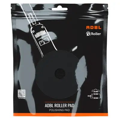ADBL Roller Pad DA-Finish – miękki pad polerski, czarny - 135/150mm
