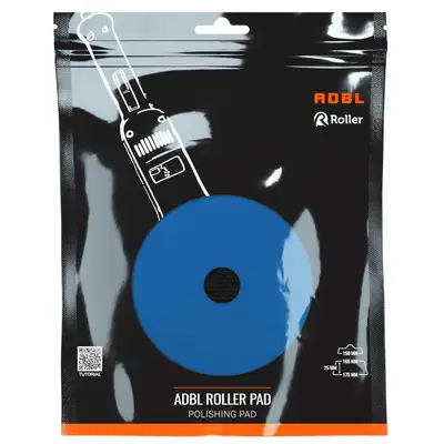 ADBL Roller Pad DA-Hard Cut – bardzo twardy pad polerski, niebieski - 165/175mm