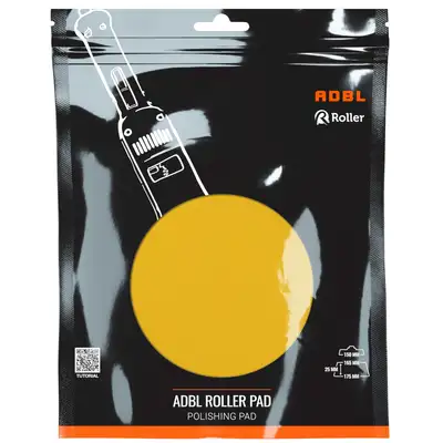 ADBL Roller Pad R-Polish – średni pad polerski, żółty - 165/175mm