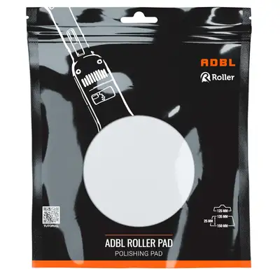 ADBL Roller Pad R-Cut – twardy pad polerski, biały - 135/150mm